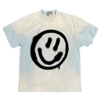 Y2K Tie Dye Graphic Oversized T-Shirt — fabric close-up