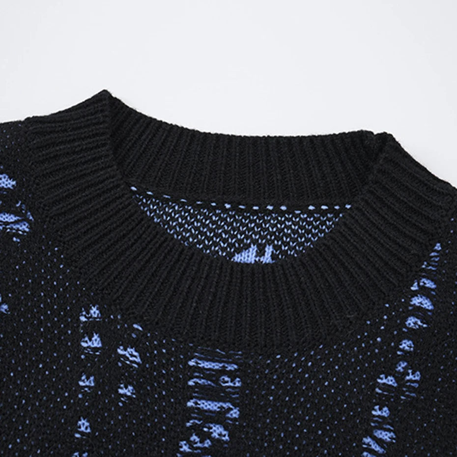 Jumpers Vintage Knit Oversized Sweater — detail shot