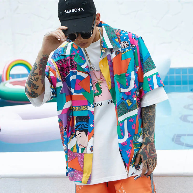 Anime Loose Shirt — styling shot