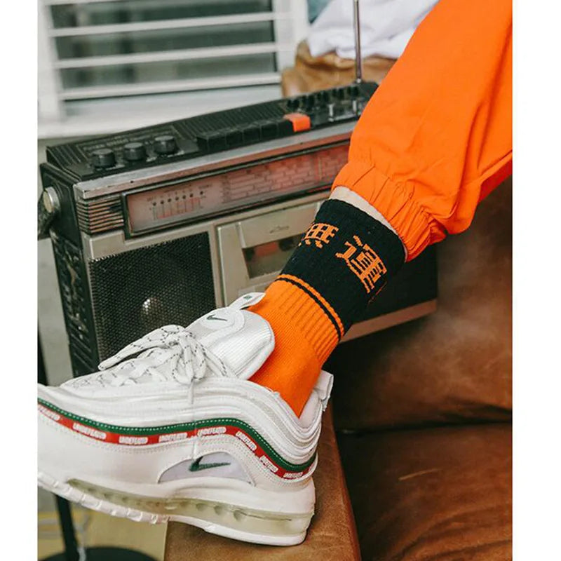 Skate Orange Kanji Print Accessory — front view