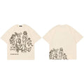 Cartoon Graphic Oversized T-Shirt — side view