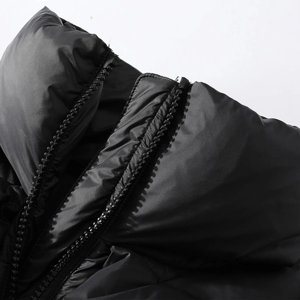 Padded Loose Puffer Jacket — fit shot