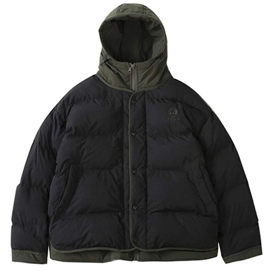 Vintage Padded Oversized Puffer Jacket — back view