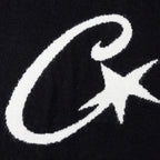 Sweaters Y2K Star Graphic Knit Oversized Sweater — fit shot