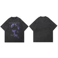 Black Faded T-Shirt — fit shot