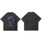 Black Faded T-Shirt — fit shot