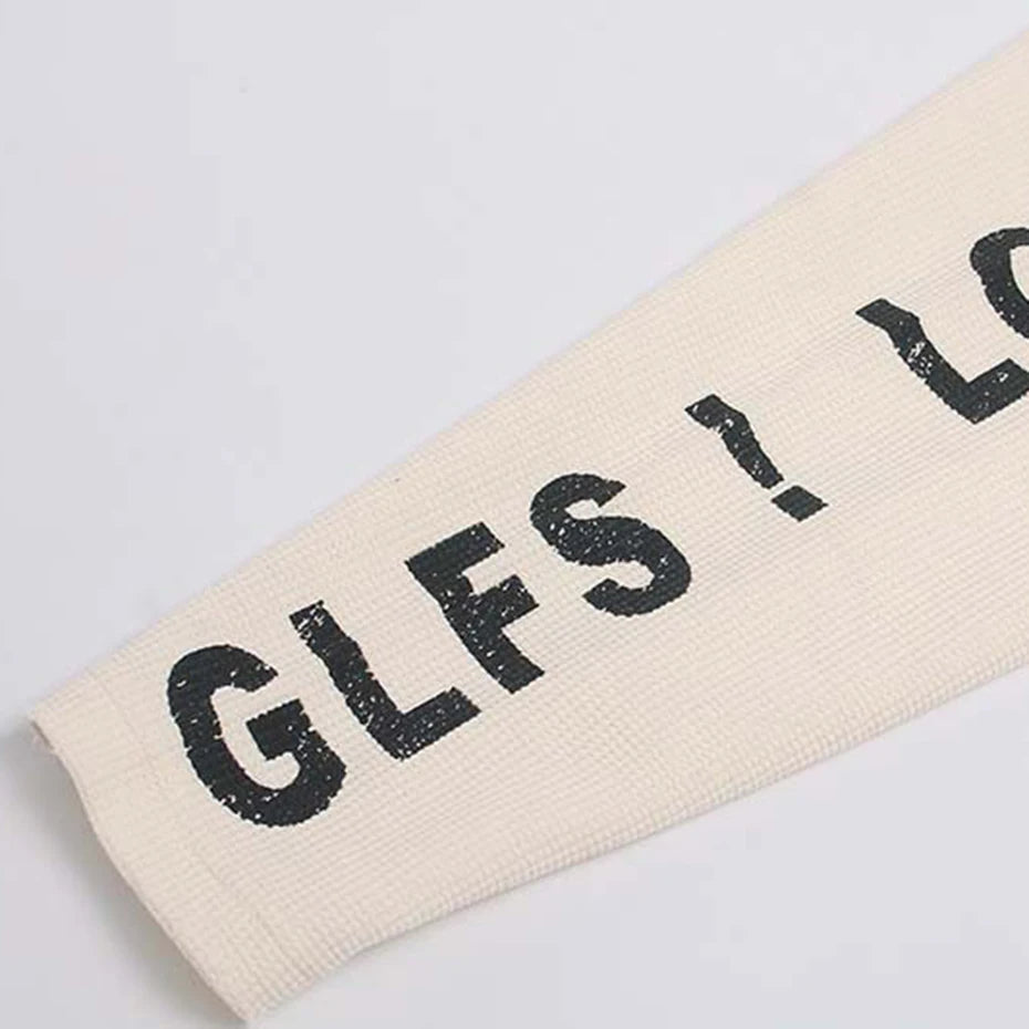Y2K Loose Oversized Long Sleeve Tee — fabric close-up