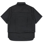 Multi Pocket Cargo Shirt & Vest Set — front view