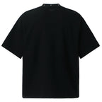 Shirts Y2K Black Graphic Oversized T-Shirt — front view