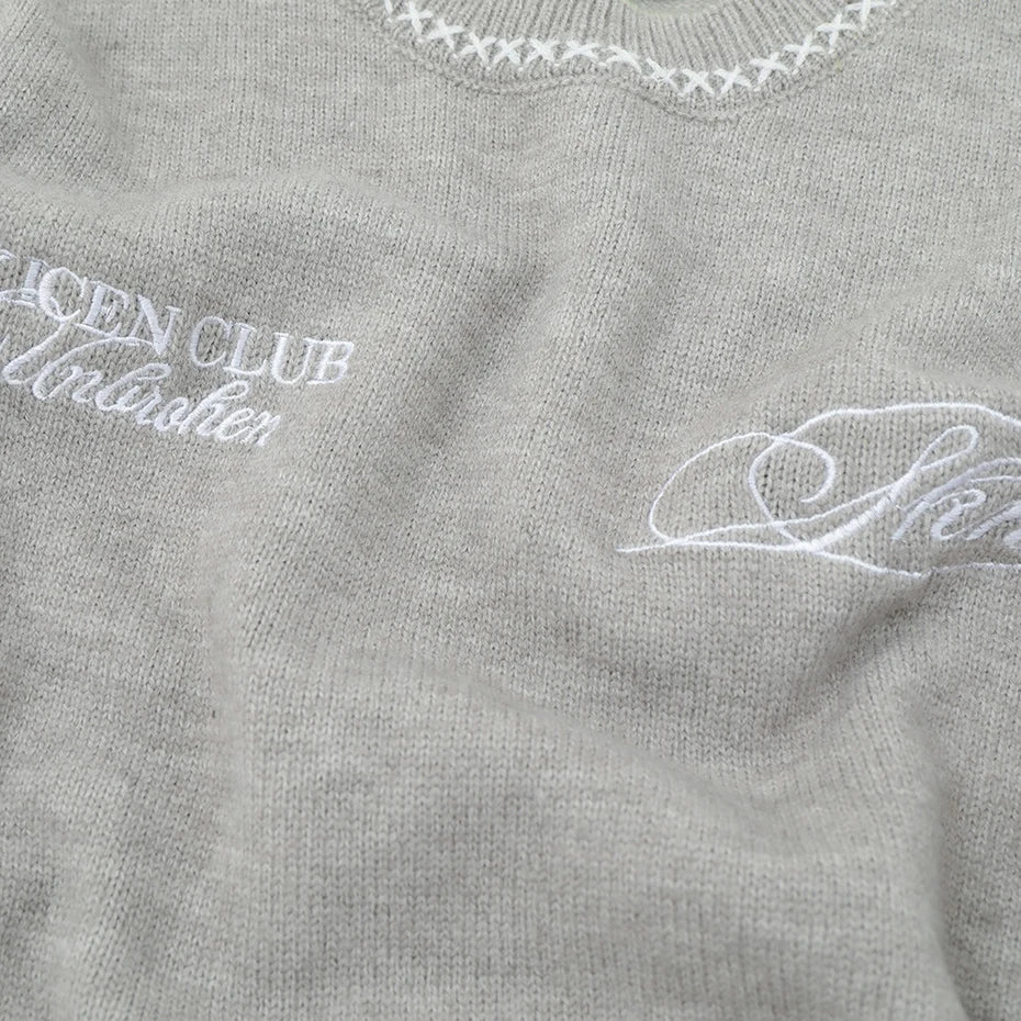 Sweaters Vintage Knit Oversized Sweater — fit shot