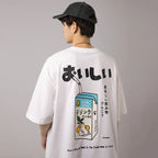 Kanji Letter Print T-Shirt — front view