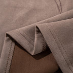 Rivet Vintage Embroidered Suede Loose Vest — fabric close-up