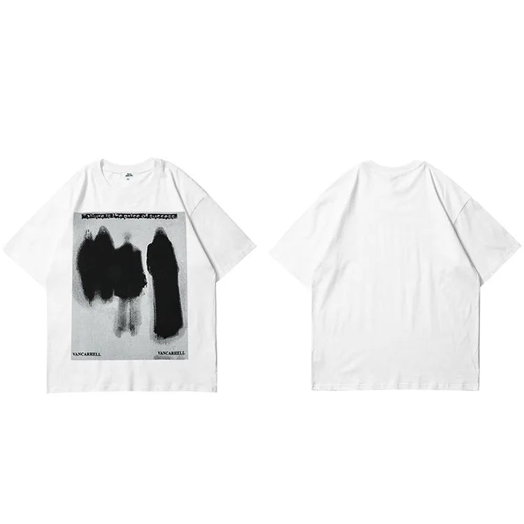 Black Dark Shadow Print T-Shirt — fit shot