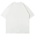 Y2K Star Spliced Oversized T-Shirt — detail shot