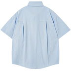 Funny Vintage Cat Graphic Oversized Shirt — front view