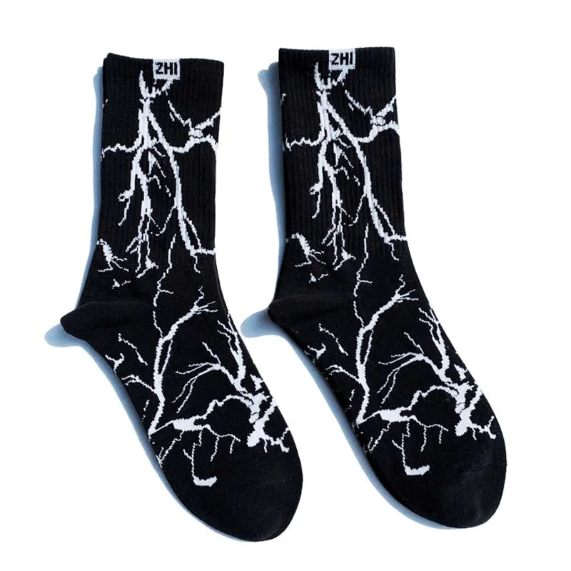 Skate Black Lightning Print Accessory — side view