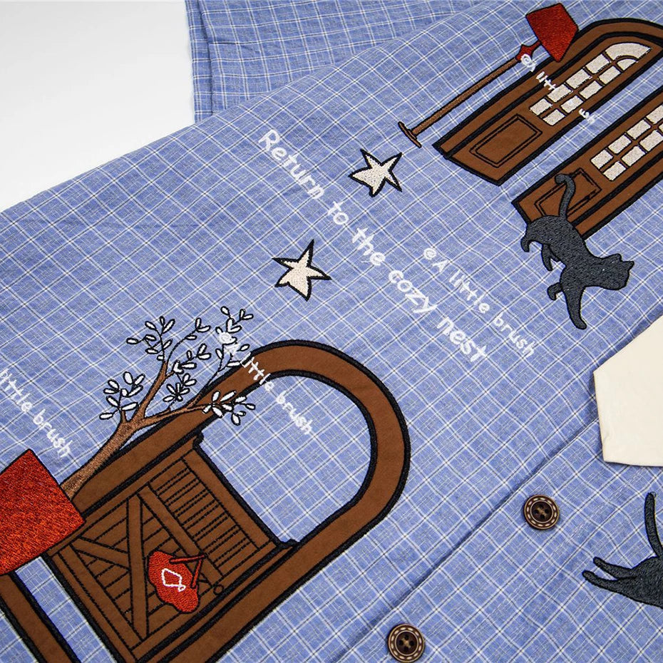 Shirts Vintage Oversized Shirt — detail shot