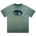 Vintage Eyes Graphic Oversized T-Shirt — front view