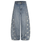 Vintage Star Graphic Denim Baggy Jeans — styling shot