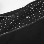 Y2K Rhinestone Oversized Jacket — detail shot