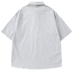Sleeve Vintage Loose Shirt — detail shot