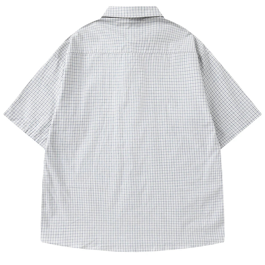 Sleeve Vintage Loose Shirt — detail shot