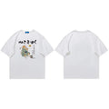 Tshirt Cat Cartoon T-Shirt — fit shot