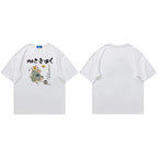 Tshirt Cat Cartoon T-Shirt — fit shot