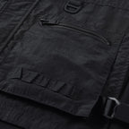 Techwear Car Patchwork Vest — fit shot