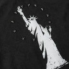 Vintage Star Graphic Oversized T-Shirt — fit shot
