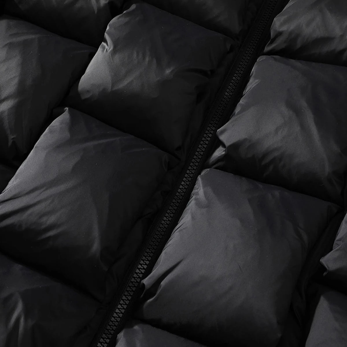 Jackets Padded Loose Puffer Jacket — fabric close-up