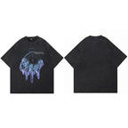 Time Vintage Black Washed T-Shirt — styling shot