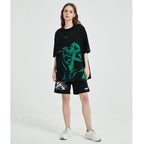Shadow Graphic Oversized T-Shirt — fit shot