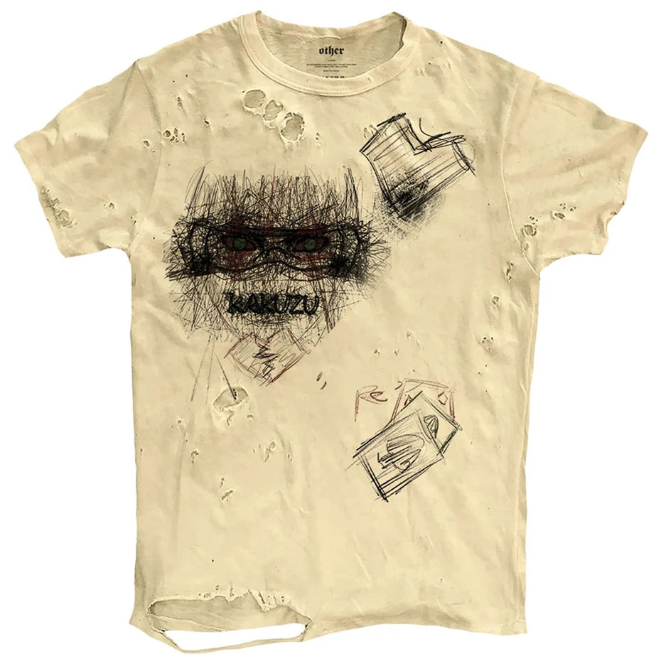 Vintage Ripped T-Shirt — back view