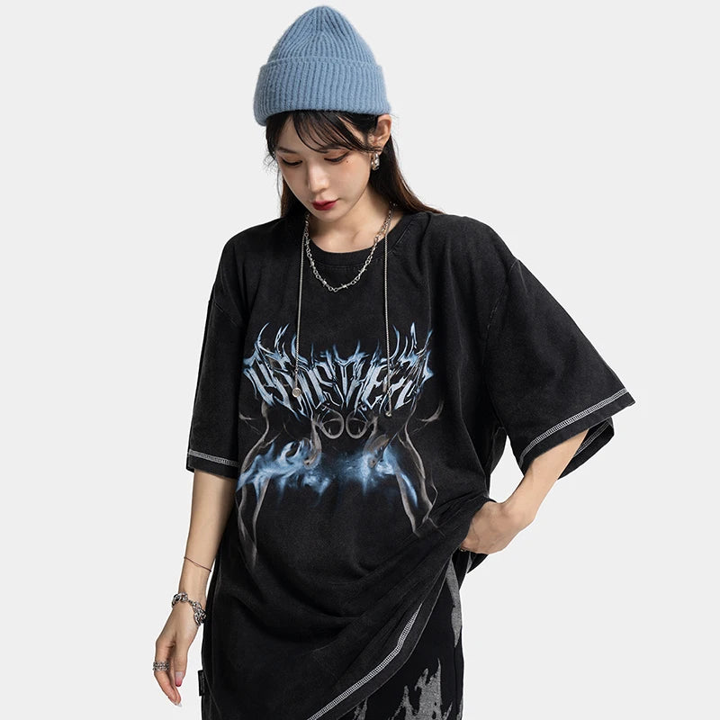 Washed Loose T-Shirt — front view