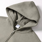 Zip Oversized Jacket — detail shot