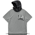 Techwear Hooded Oversized T-Shirt — styling shot