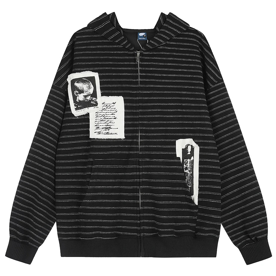 Y2K Vintage Oversized Jacket — styling shot