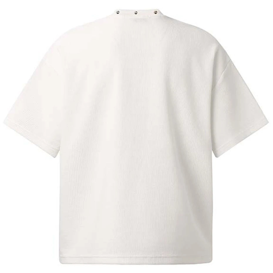 Y2K White Cat Graphic Oversized T-Shirt — front view