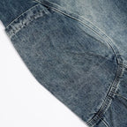 Y2K Vintage Denim Baggy Jeans — fit shot