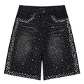 Y2K Vintage Loose Denim Shorts — styling shot