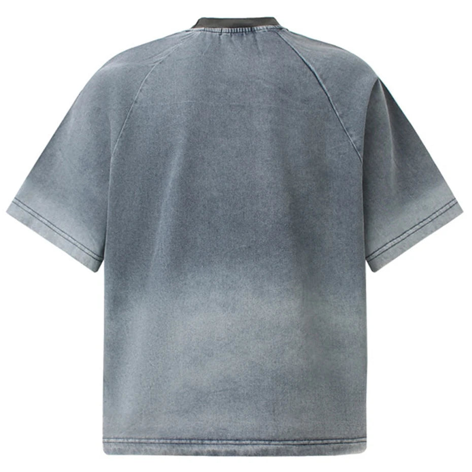 Y2K Embroidered Oversized T-Shirt — detail shot