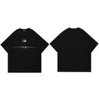 Black Astronaut Graphic T-Shirt — side view