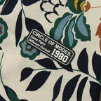 Painted Plant Print Hawaiian Shirt — front view