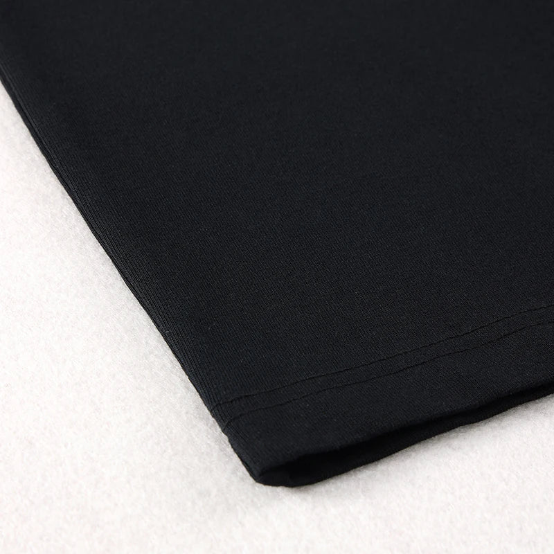 Y2K Black Cat Graphic T-Shirt — styling shot