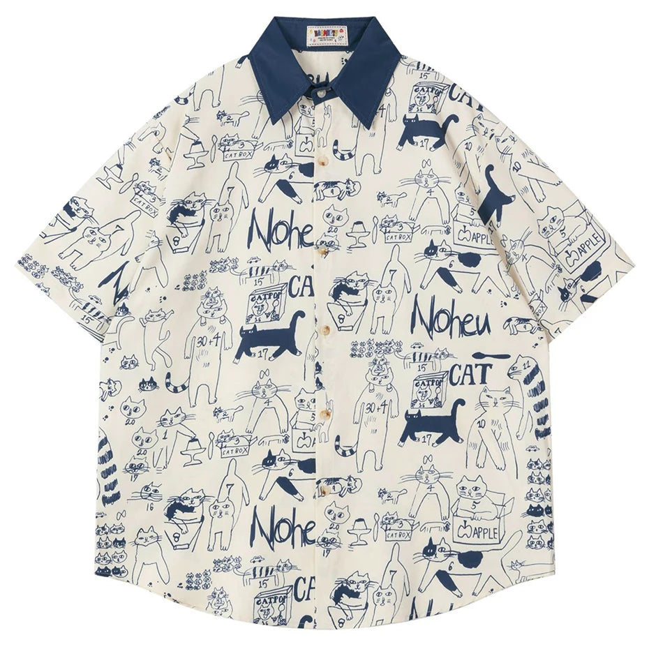 Shirts Graphic Loose Shirt — styling shot