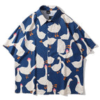 Y2K Graphic Oversized Shirt — styling shot