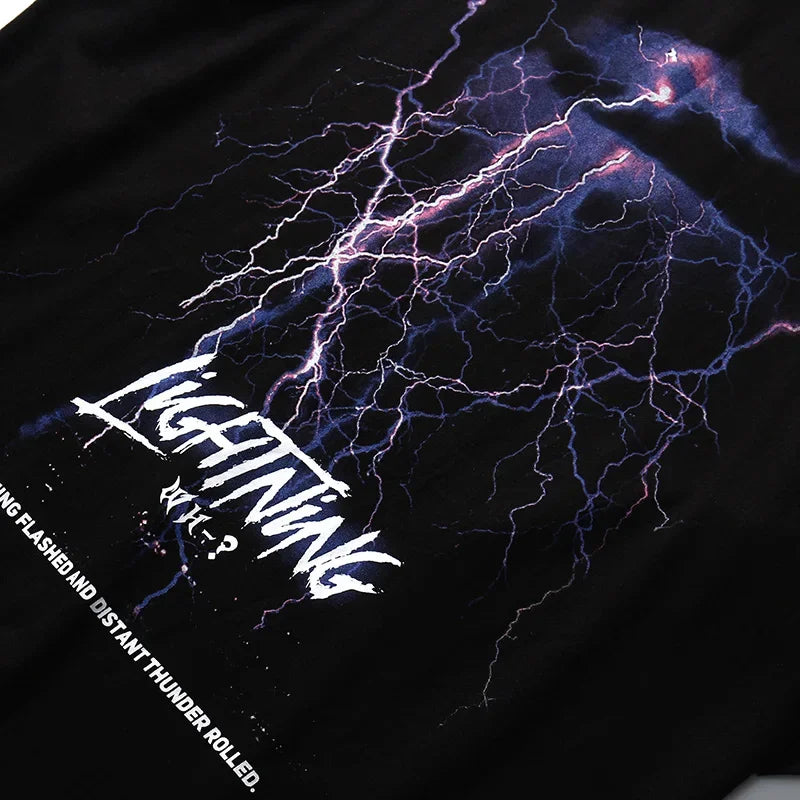 Black Lightning T-Shirt — detail shot