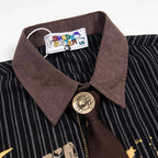 Tie Vintage Loose Shirt — back view