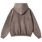 Vintage Ripped Oversized Jacket — front view